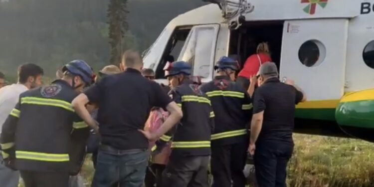 სტიქიის ზონაში მყოფი 70-მდე მოქალაქე უსაფრთხო ტერიტორიაზეა გადაყვანილი – შსს