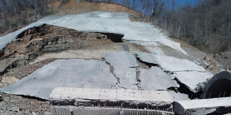 „რიკოთი – აქ მგზავრობა უსაფრთხოა?“ – რიკოთის უღელტეხილიდან საგნაგაშო ფოტოები ვრცელდება