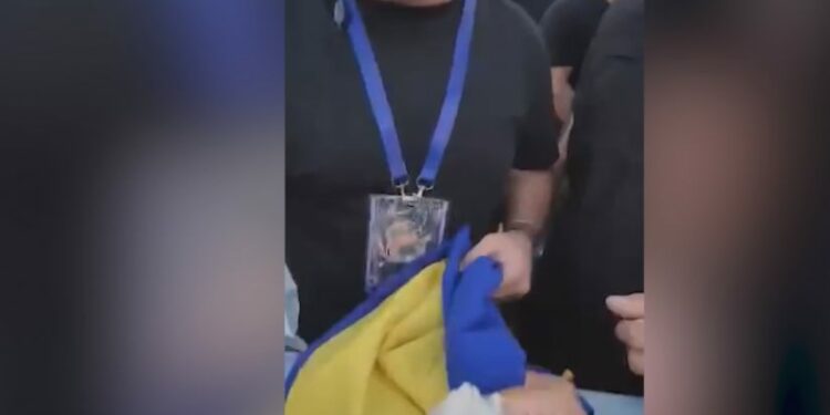 არც საქართველოს დროშა არ შეიძლებაო, არც უკრაინის – მოქალაქეს Imagine Dragons-ის კონცერტზე დროშა ჩამოართვეს