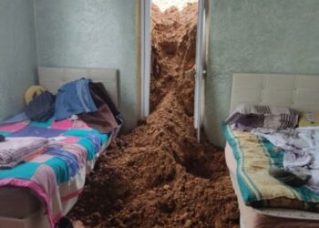 მიწის მასა მთლიანად შემოვიდა საძინებელში – სტიქია სოფელ ქობულეთში