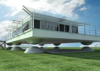 იაპონიაში შექმნეს სახლი,რომელიც მიწისძვრის დროს ჰაერში იწევა