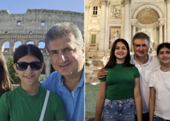 გია ბაღაშვილი შვილებთან ერთად მოგზაურობს: „ჩემი ნინი და ლიზა პირველად მყავდა რომში…“