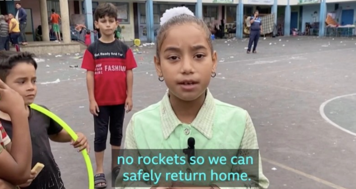 ,,ვისურვებდი, ვიყო ნორმალური ბავშვი, რომელიც ომის გარეშე ცხოვრობს” – გოგონა ღაზიდან