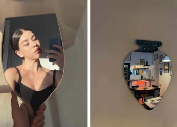 ქვევრის ფორმის სარკეები დახვეწილი ინტერიერისთვის – ანა ხუბუას ნამუშევრები