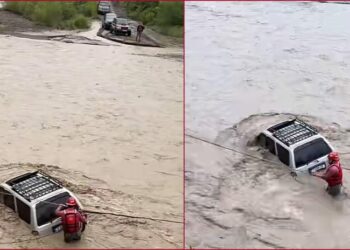 ბაგებში მდინარე ვერე საავტომობილო გზაზე გადმოვიდა