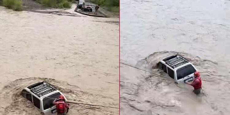 ბაგებში მდინარე ვერე საავტომობილო გზაზე გადმოვიდა