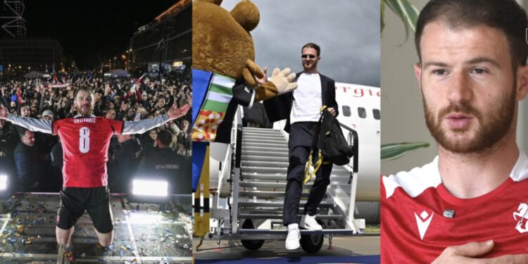 „ჩვენი დროშისთვის და გერბისთვის ვთამაშობთ – მაისურის წინა მხარეს გერბი გვახატია, უკანა მხარეს კი გვარები გვაწერია“ – ბუდუ ზივზივაძე