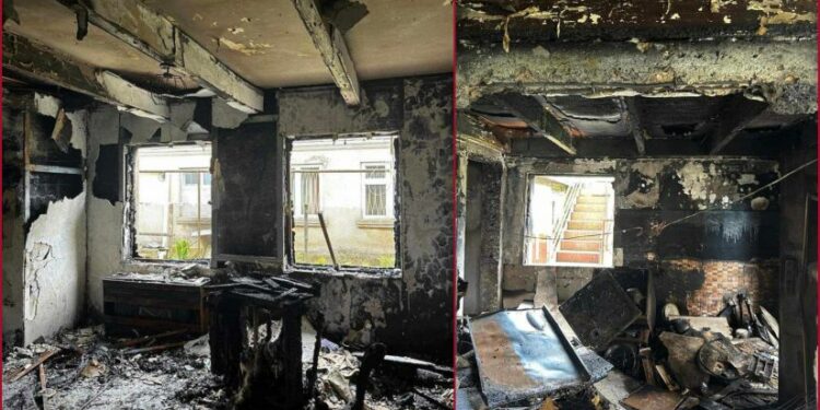 ზუგდიდში საცხოვრებელი სახლი დაიწვა – ოჯახი დახმარებას ითხოვს