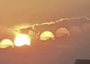 ჩინეთის ქალაქ ჩენდუს ცაზე იშვიათი მოვლენა გამოჩნდა