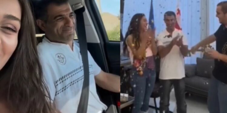 ვახტანგ ახობაძეს ბათუმში ბინა აჩუქეს – ემოციური კადრები