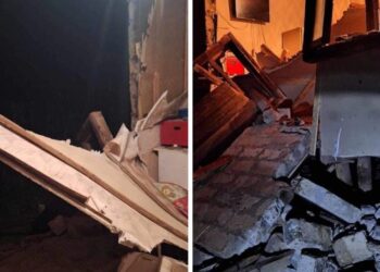 წალენჯიხის ერთ-ერთ სოფელში, ძლიერი წვიმის შედეგად, საცხოვრებელი სახლის კედელი ჩამოინგრა