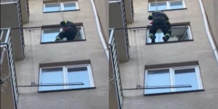 მაშველებმა სახლში მარტო დარჩენილი 4 წლის ბავშვი გადაარჩინეს – კადრები ადგილიდან