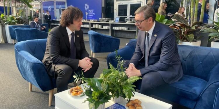 სერბეთის პრეზიდენტი ირაკლი კობახიძესთან შეხვედრაზე: შევთანხმდით, რომ რეგიონში მშვიდობისა და სტაბილურობის ერთგულებას არსებითი მნიშვნელობა აქვს ევროპის კონტინენტისთვის