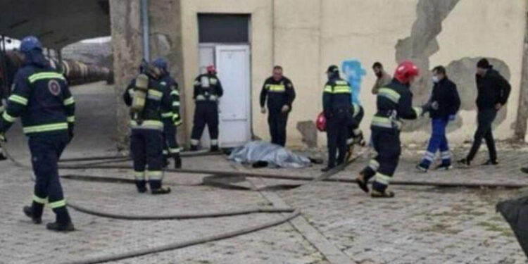 გორში, ხანძარს მატარებლის სადგურის დარაჯი ემსხვერპლა