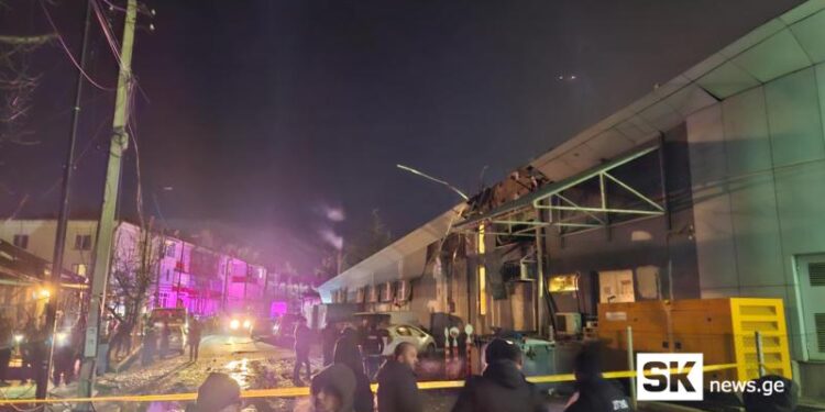 ახალციხეში, სმარტის შენობაში აფეთქება მოხდა