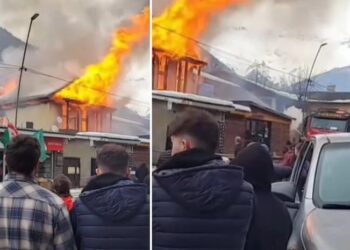 მესტიაში საცხოვრებელი სახლი დაიწვა