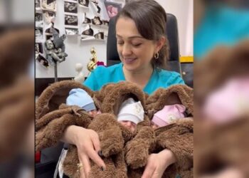 14 წლიანი უნაყოფობის შემდეგ, წყვილის წარმოუდგენელი ბედნიერება -„სამი ტყუპი გოგო”