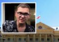 მოსამართლე თორნიკე კაპანაძემ რუსეთის მოქალაქე ალექსანდრე პოპოვი, რომელმაც აივნიდან მოშარდა, სამართალდამრღვევად ცნო, 15-დღიანი პატიმრობა და ქვეყნიდან გაძევება შეუფარდა